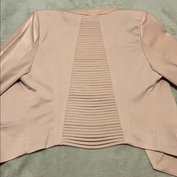 Pink leather blazer - Picture 2 of 2